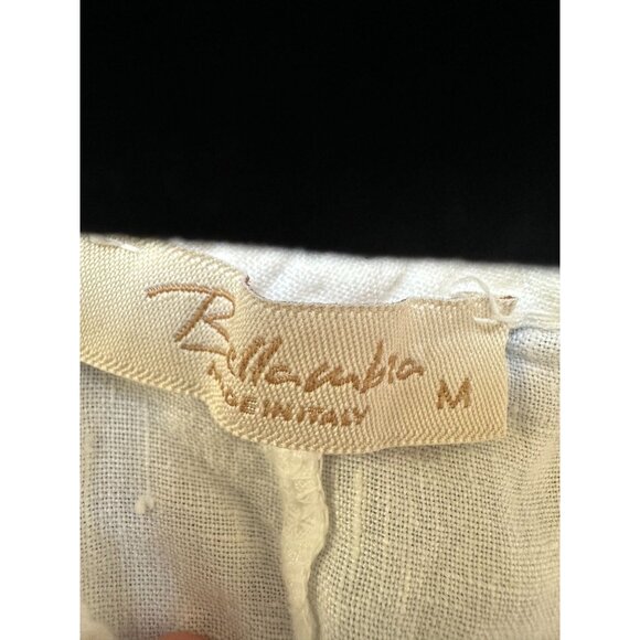 Bellambra Womens White Maxi Dress  Made In Italy M 100%‎ Linen Sleeveless Casual - Picture 5 of 7